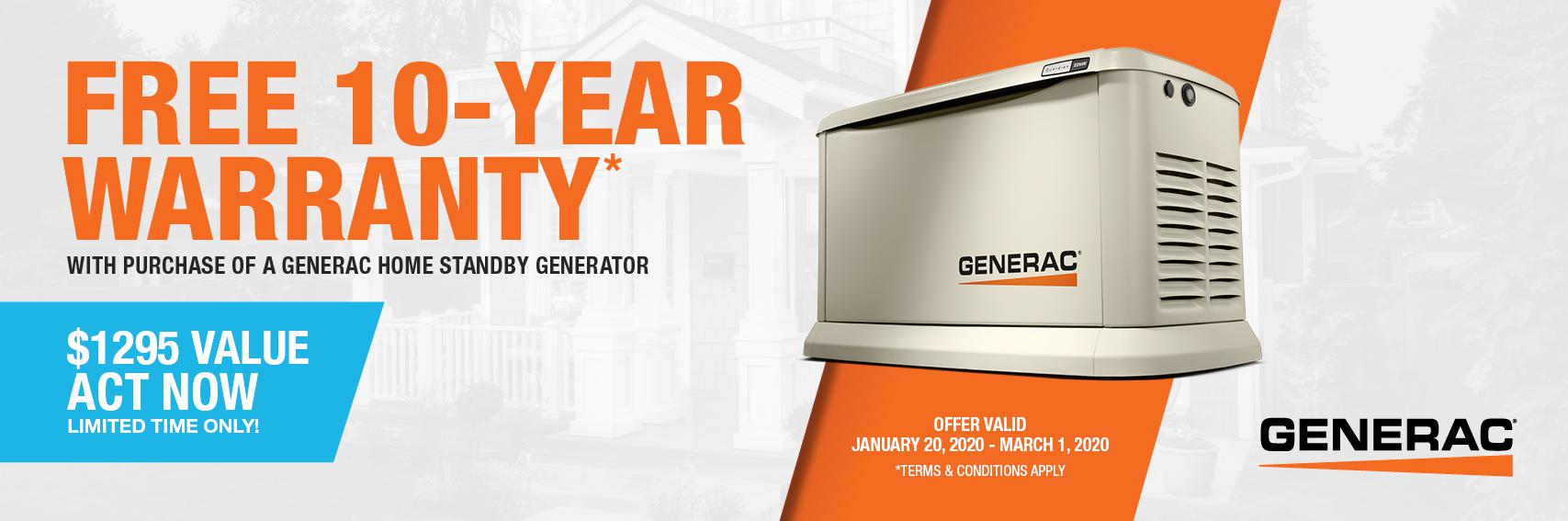 Homestandby Generator Deal | Warranty Offer | Generac Dealer | Burks Falls, ON